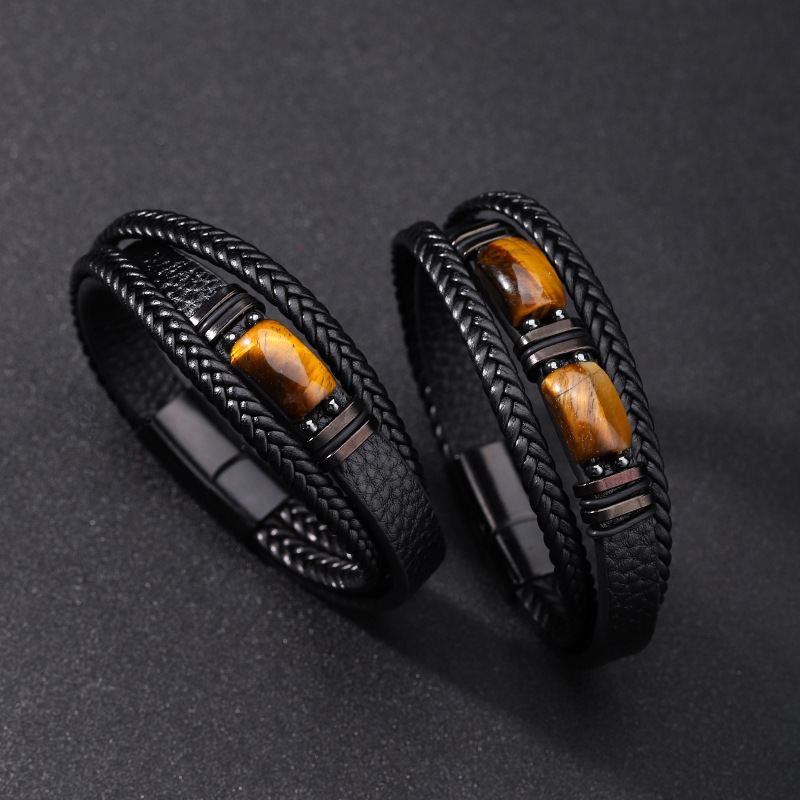 Una pulsera de piedra ojo de t - Men'S Fashion Lk reseña y precio