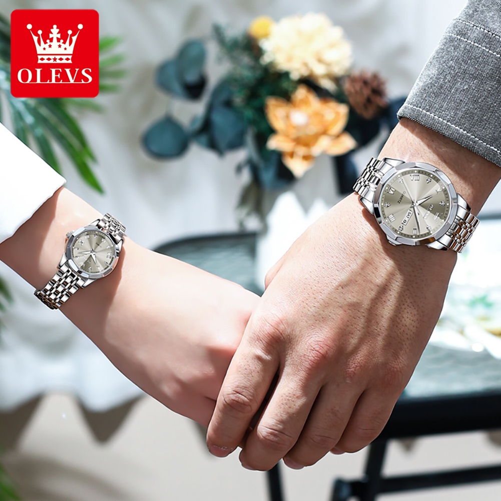 Reloj de Pareja OLEVS, Reloj d - Mens Fashion In 1920 reseña y precio