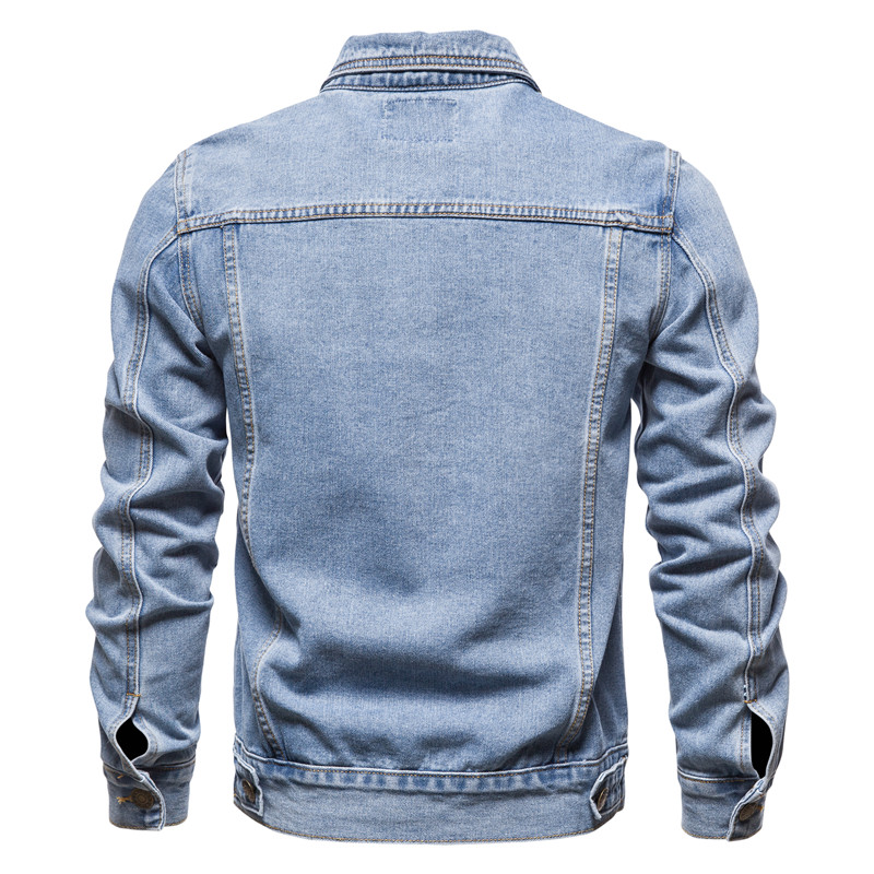 2025 otoño hombres chaquetas d - Mens Fashion Denim Jacket reseña y precio