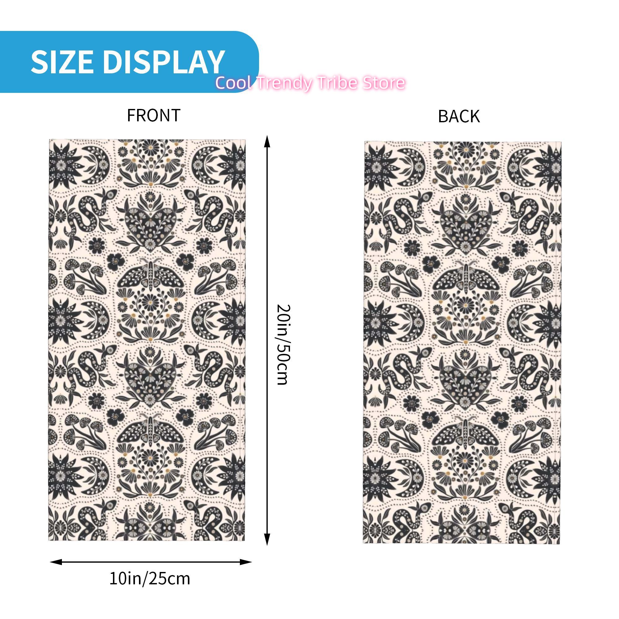 Bandana con estampado decorati - Men'S Fashion Head Scarf reseña y precio