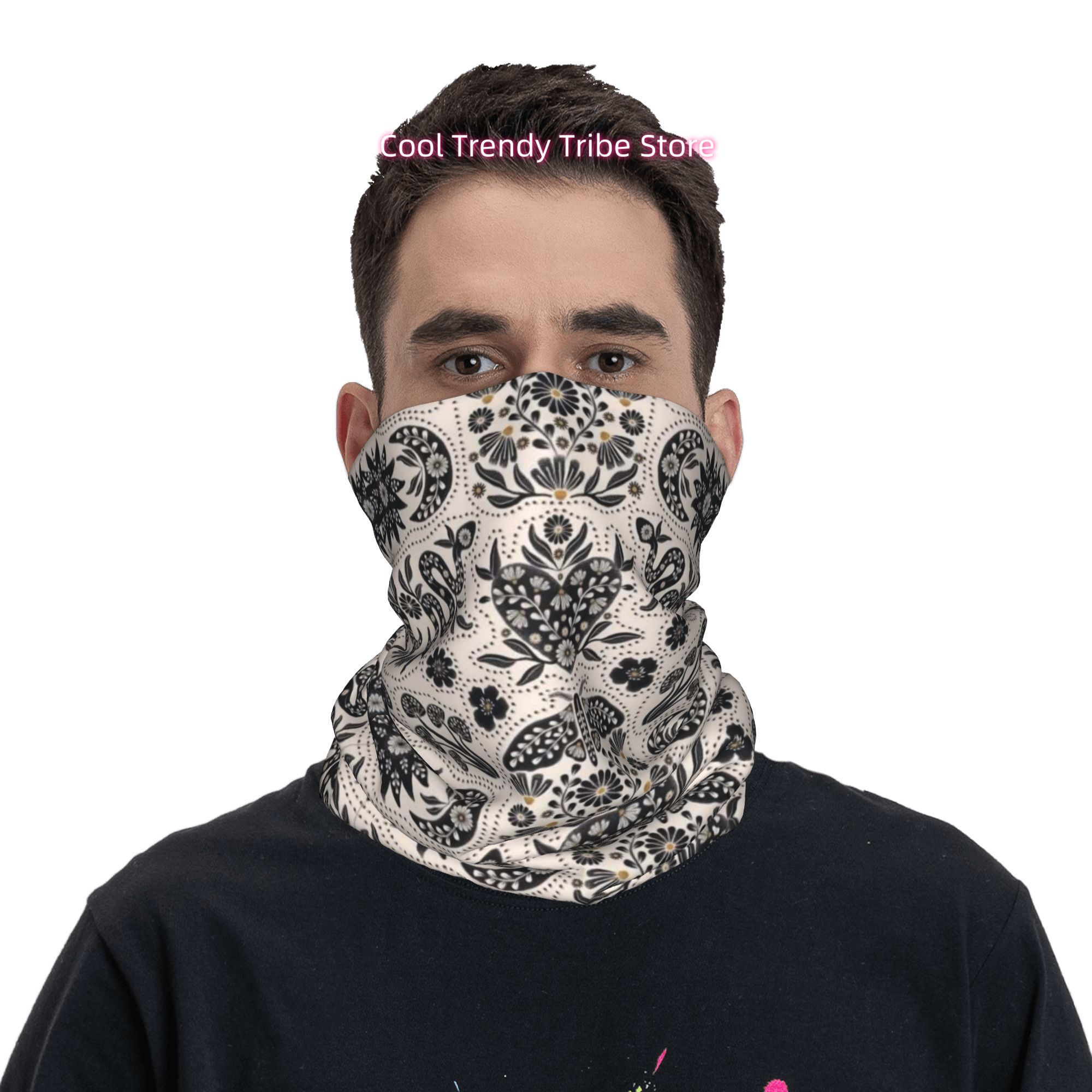 Bandana con estampado decorati - Men'S Fashion Head Scarf reseña y precio