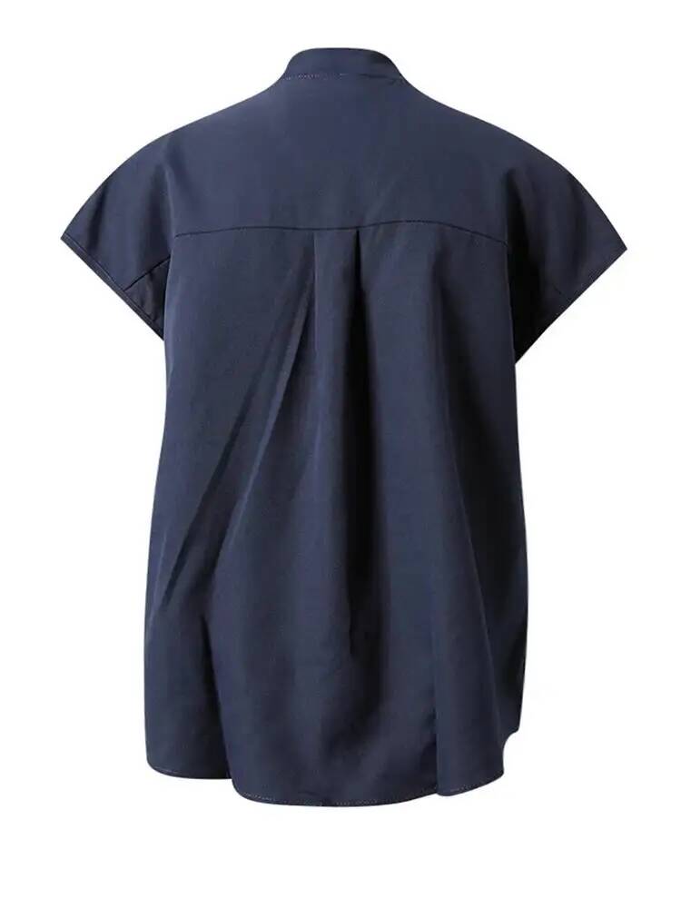 Blusa Elegante Delgada Azul Ma - Men'S Fashion X reseña y precio