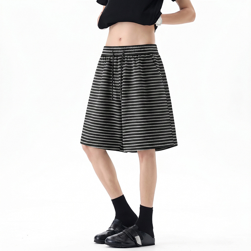 Pantalones Cortos a Rayas Blan - Men'S Fashion Looks 2026 reseña y precio