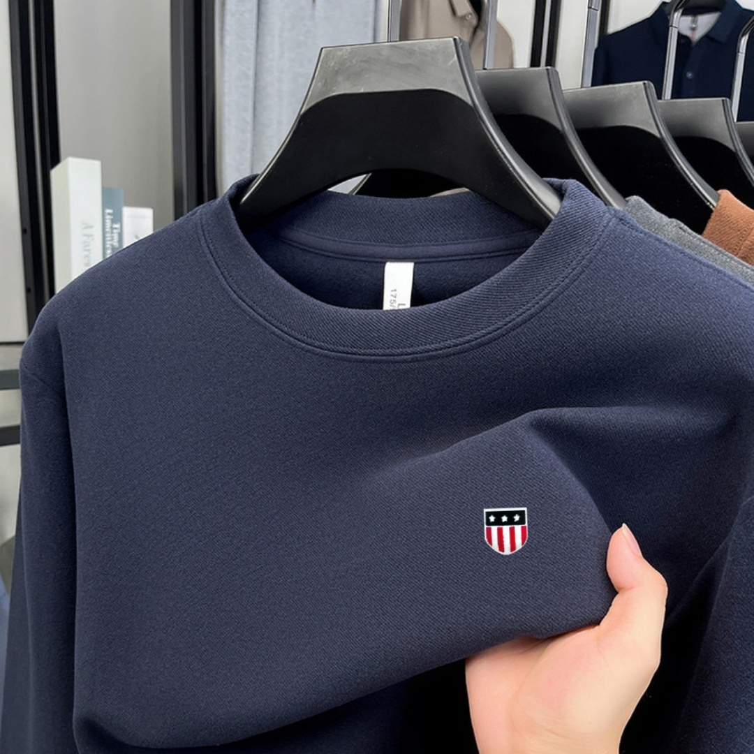 Camiseta de manga larga con cu - Mens Fashion Top reseña y precio