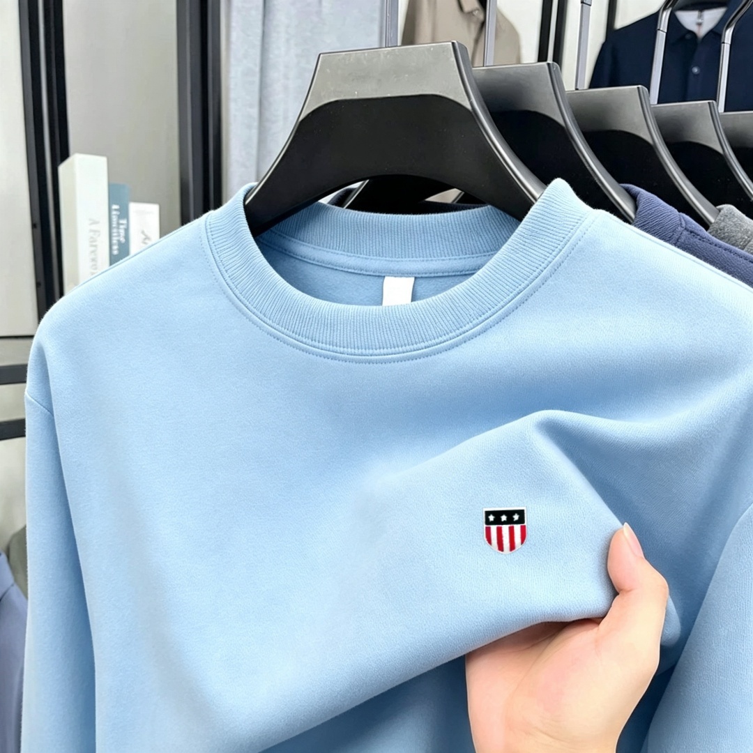 Camiseta de manga larga con cu - Mens Fashion Top reseña y precio