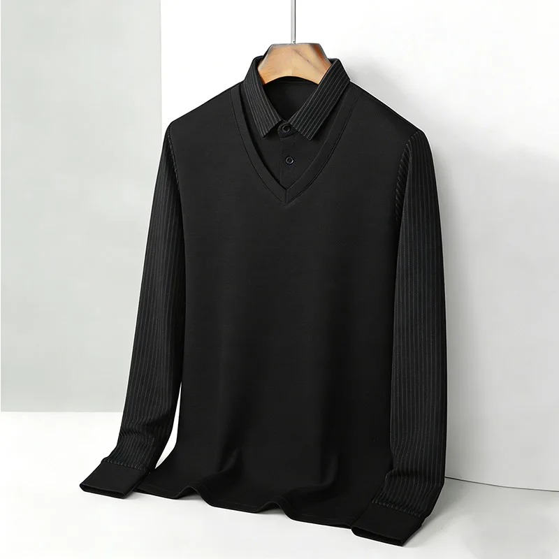 Blusa de dos piezas falsa con  - Mens Fashion Top reseña y precio