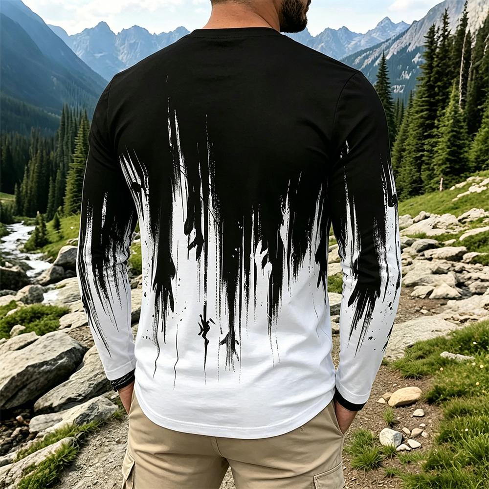 Camiseta de Manga Larga para H - Mens Fashion Top reseña y precio