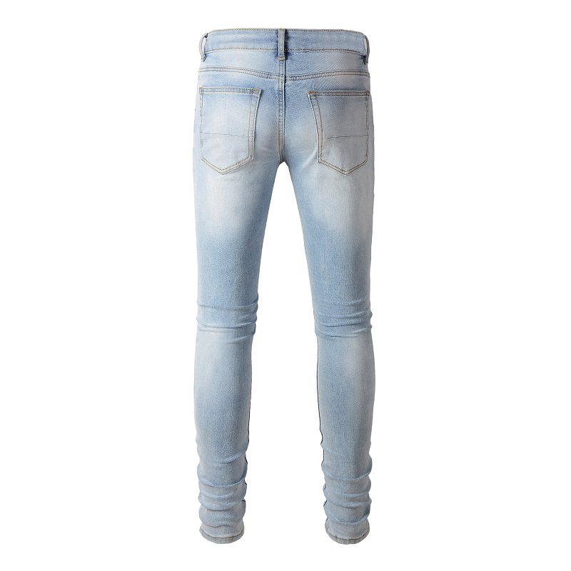 Pantalones vaqueros de motocic - Skinny Jeans Ripped reseña y precio